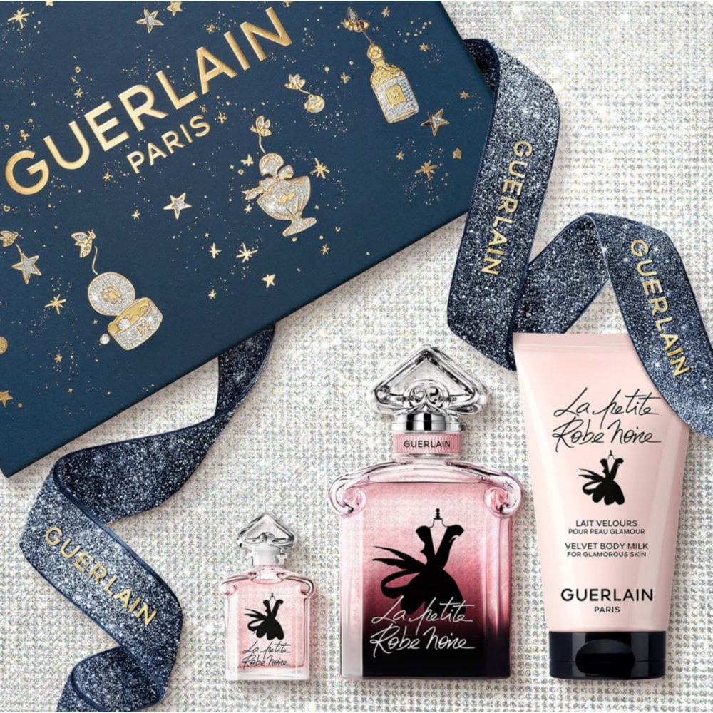Guerlain La Petite Robe Noire Gift Set 50ml EDP Spray - Body Lotion 75ml - EDP 5ml