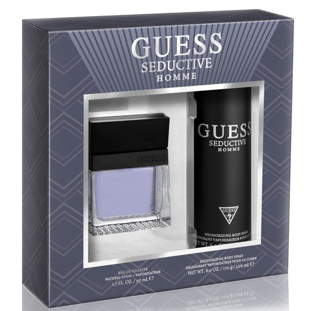 Guess Seductive Homme Gift Set 50ml EDT Spray - Body Spray 226ml