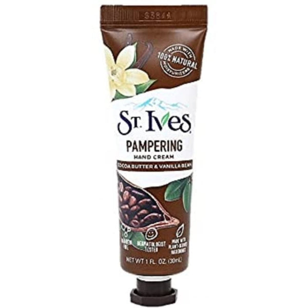 St. Ives Pampering Hand Cream Cocoa Butter & Vanilla Bean 30ml