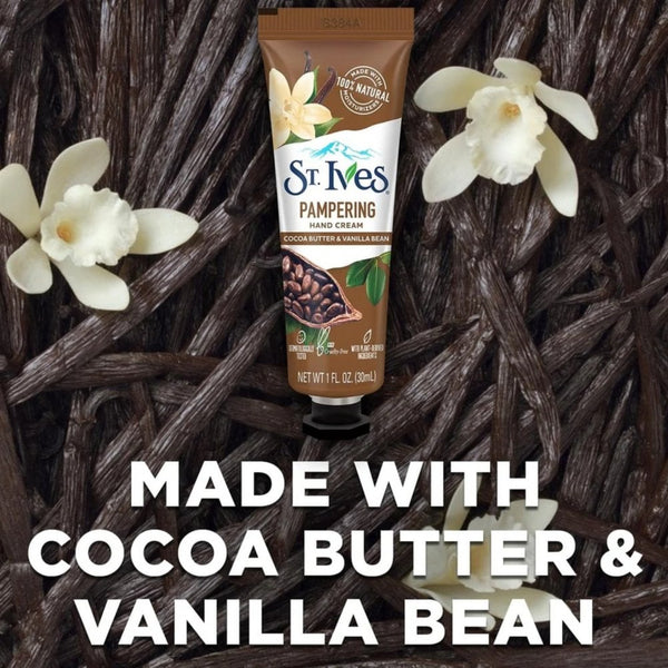 St. Ives Pampering Hand Cream Cocoa Butter & Vanilla Bean 30ml