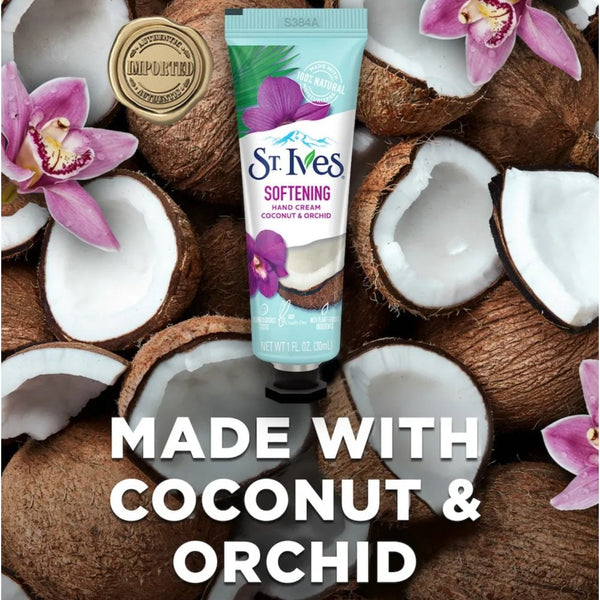 St. Ives Softening Hand Cream - Coconut & Orchid 30ml