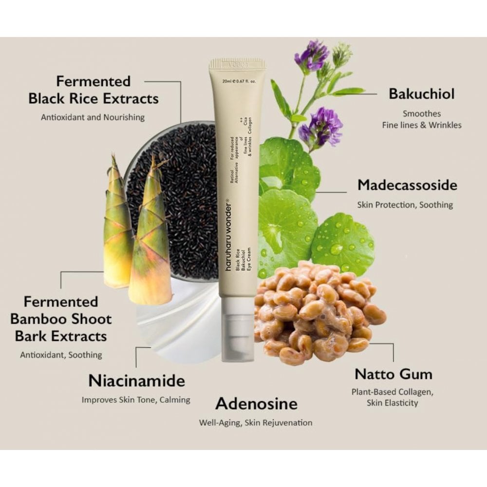 Haruharu Wonder Black Rice Bakuchiol Eye Cream 20ml
