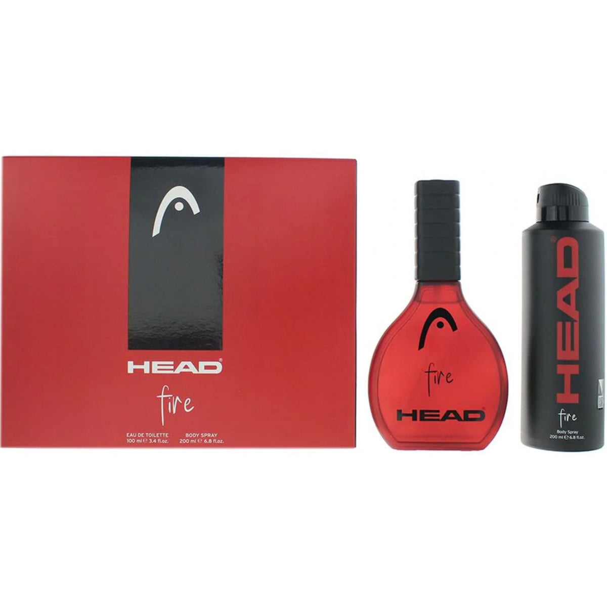 Head Fire Gift Set 100ml EDT Spray - Deodorant Spray 200ml