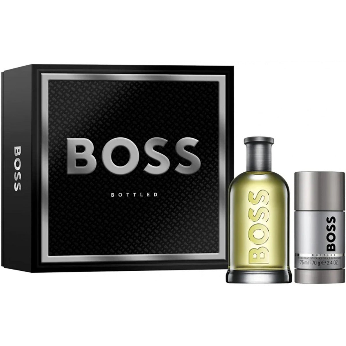 Hugo Boss Bottled Gift Set: 200ml EDT Spray - Deodorant Stick 75ml