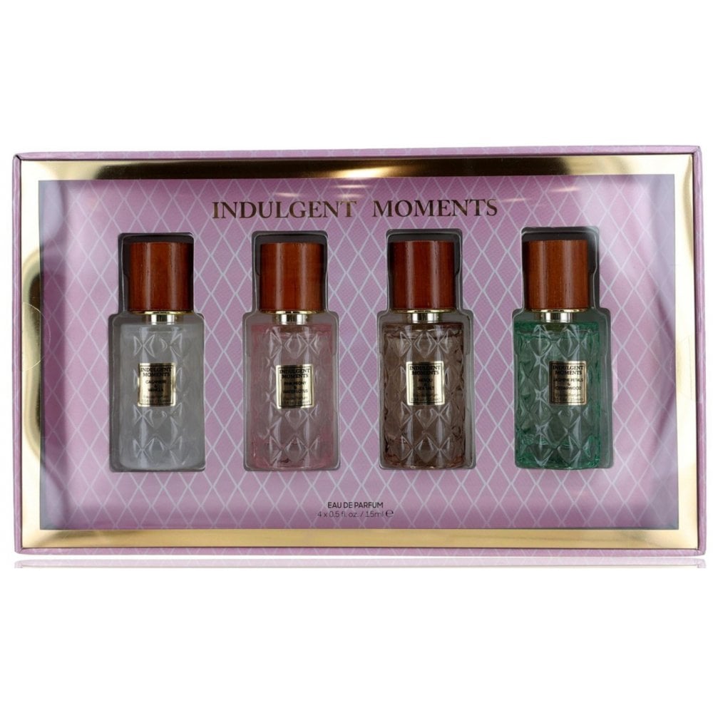 Indulgent Moments Replica Coffret 4 Piece Gift Set: EDP Cashmere & Vanilla 15ml - EDP Pink Peony & Water Lotus 15ml - EDP Jasmine Petals & Cedarwood 15ml - EDP Berry & Hibiscus 15ml