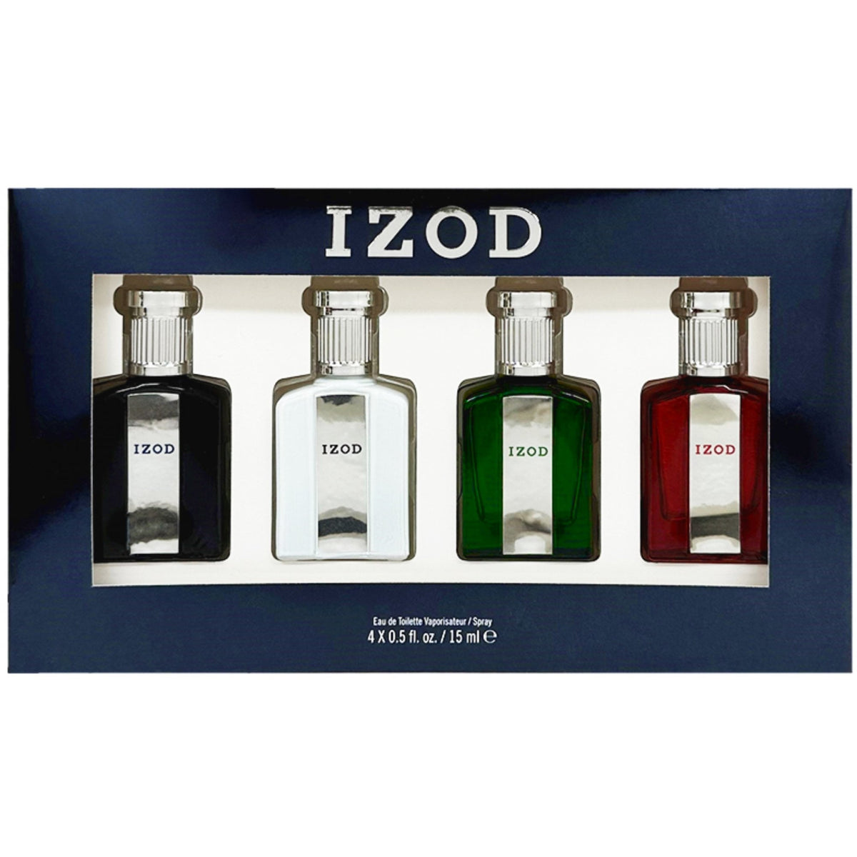 Izod Legacy Coffret Gift Set 15ml EDT Spray - EDT White 15ml - EDT Green 15ml - EDT Red 15ml
