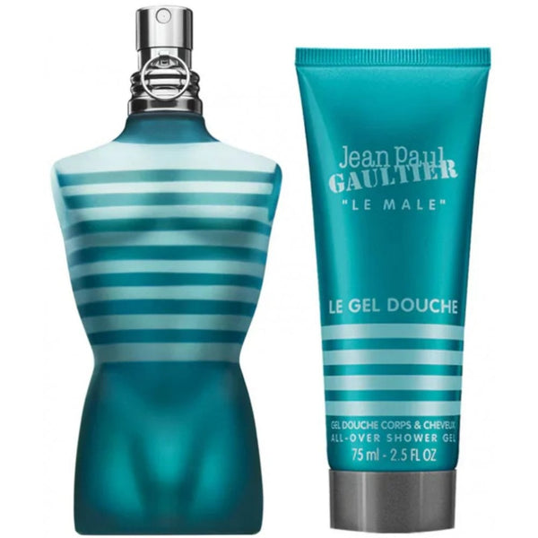 Jean Paul Gaultier Le Male Gift Set 75ml EDT Spray - Shower Gel 75ml
