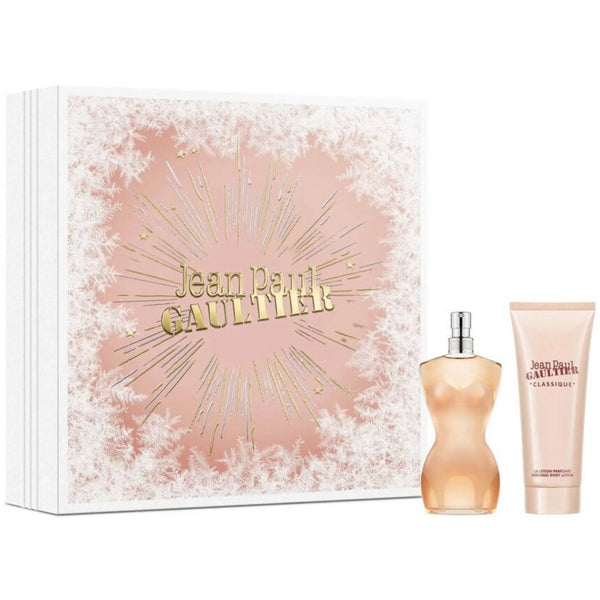 Jean Paul Gaultier Classique Gift Set 50ml EDT Spray - Body Lotion 75ml