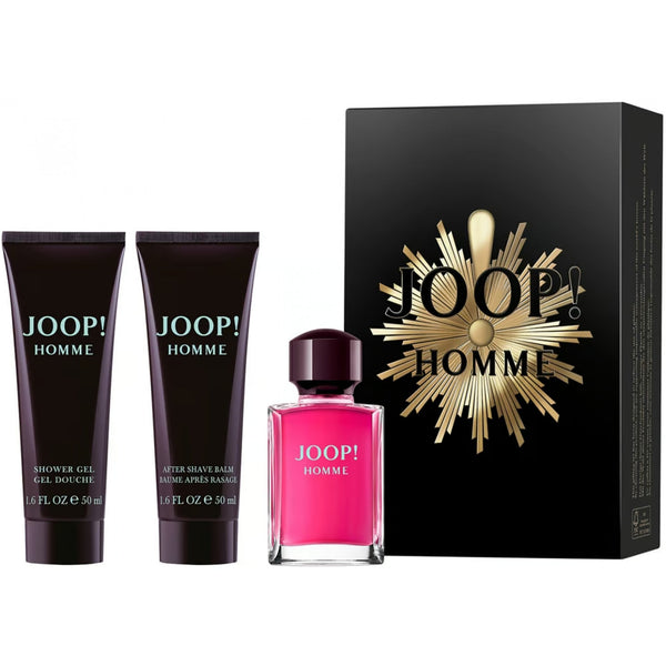 Joop! Homme Gift Set 30ml EDT Spray - Aftershave Balm 50ml - Shower Gel 50ml