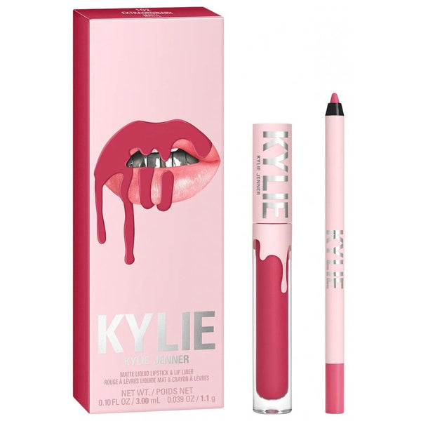 Kylie By Kylie Jenner Matte Lip Kit Liquid Lipstick 3ml + Lip Liner - 102 Extraordinary