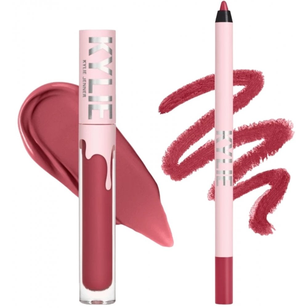 Kylie By Kylie Jenner Matte Lip Kit Liquid Lipstick 3ml + Lip Liner - 103 Better Not Pout
