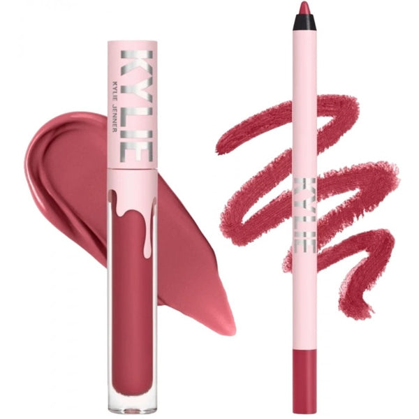 Kylie By Kylie Jenner Matte Lip Kit Liquid Lipstick 3ml + Lip Liner - 103 Better Not Pout