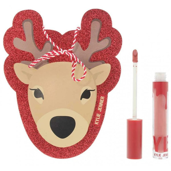 Kylie Jenner Holiday Collection Set Matte Liquid Lipstick 808 5ml + Ornament
