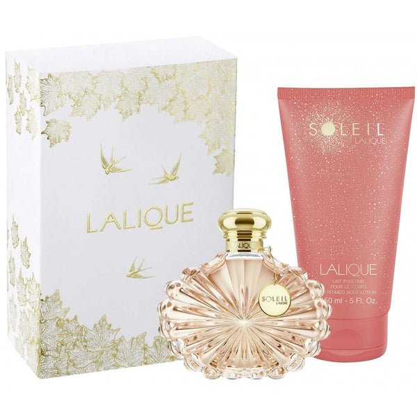Lalique Soleil Gift Set 50ml EDP Spray - Body Lotion 150ml