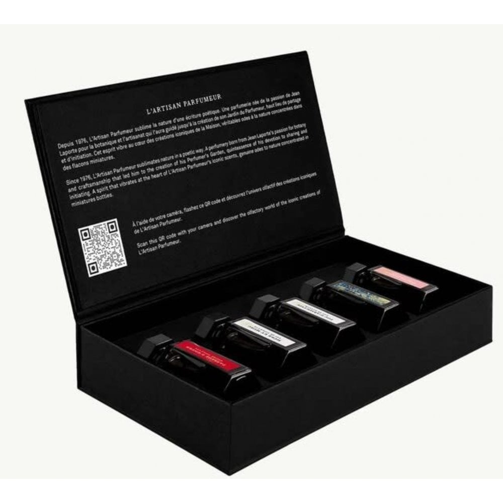 L'Artisan Parfumeur Giftset Miniatures: 5 x 5ml (Fou D'absinthe/A Fle De Peche/Memoire De Roses/Pas D'Enfer/Un Air De Bretagne)
