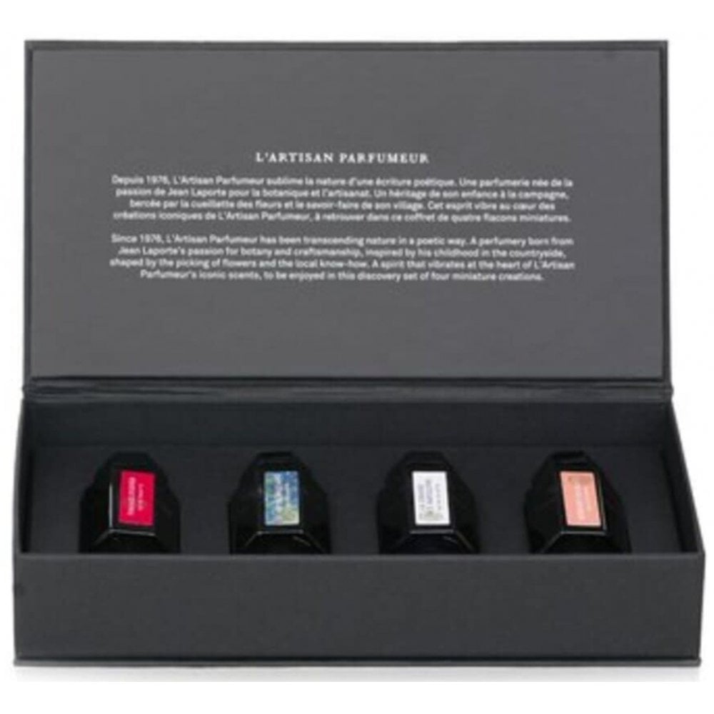 L'Artisan Parfumeur Giftset: Passage D'enfer EDT 5ml + Un Air De Bretagne EDP 5ml + Chasse Aux Papillons EDT 5ml + Memoire De Roses EDP 5ml