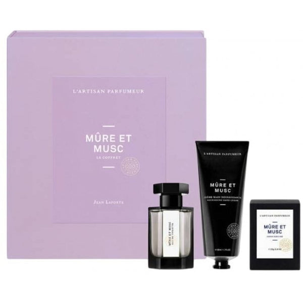 L'Artisan Parfumeur Mure Et Musc Giftset: EDT Spray 50ml + Soap 25g + Hand Cream 50ml