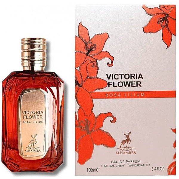 Lattafa Victoria Flower Rosa Lilium 100ml EDP Spray