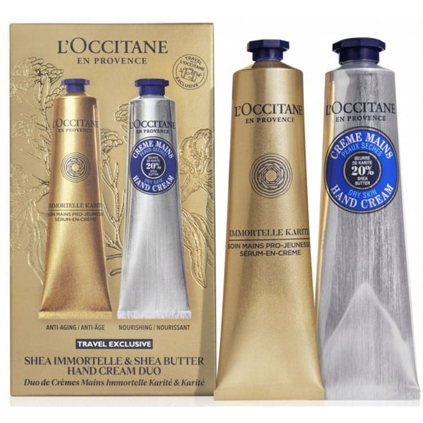 L'Occitane Set: Youth Hand Cream 75ml + Shea Butter Hand Cream 75ml