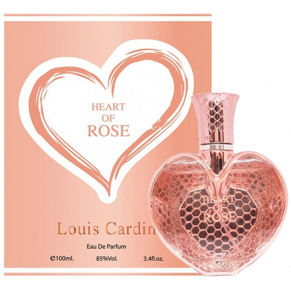 Louis Cardin Heart Of Rose For Her 100ml EDP Spray