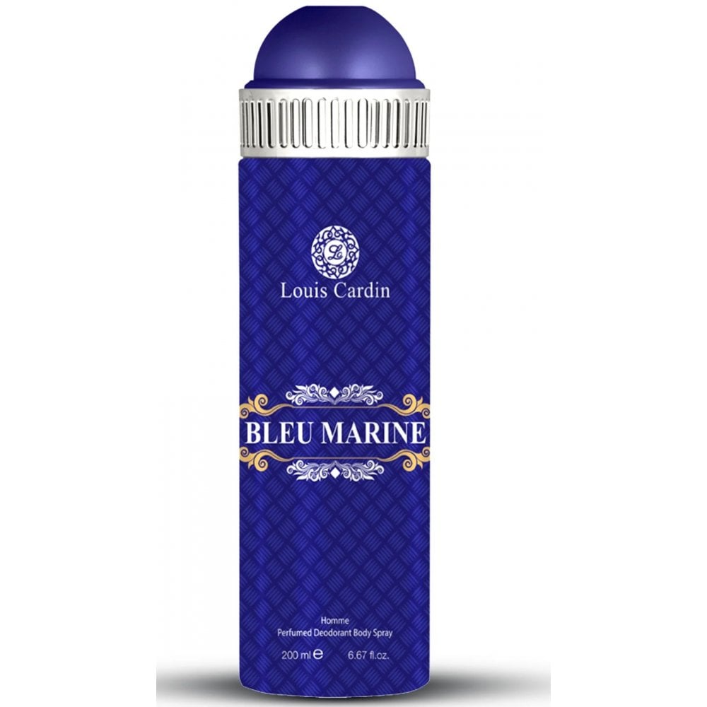Louis Cardin Bleu Marine Homme 200ml Perfumed Deodorant Body Spray