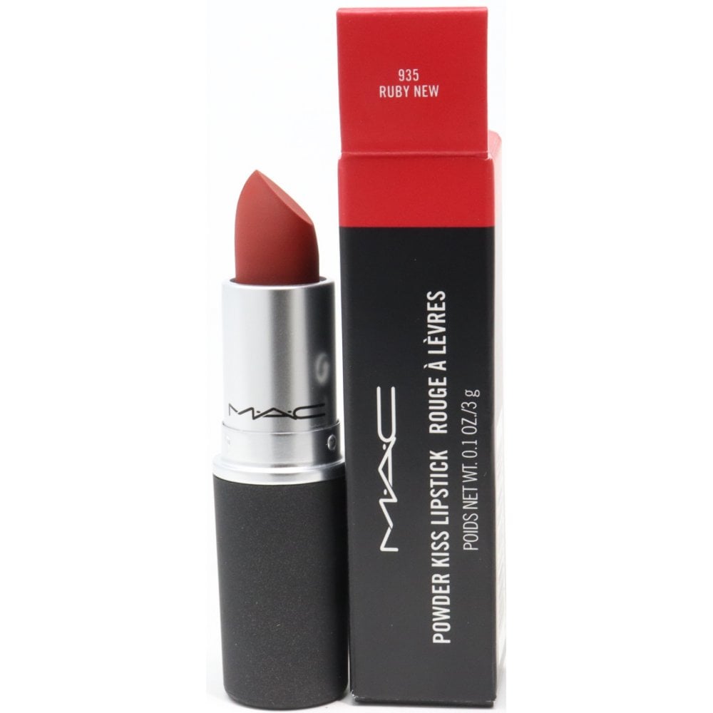 MAC Powder Kiss Lipstick 3g - 935 Ruby New