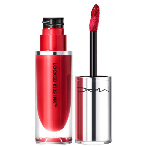 MAC Locked Kiss Ink Liquid Lipstick Lip Colour 4ml - 85 Poncy