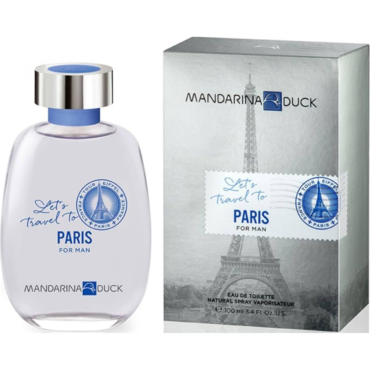 Mandarina Duck Let's Travel To Paris For Men 100ml EDT Spray