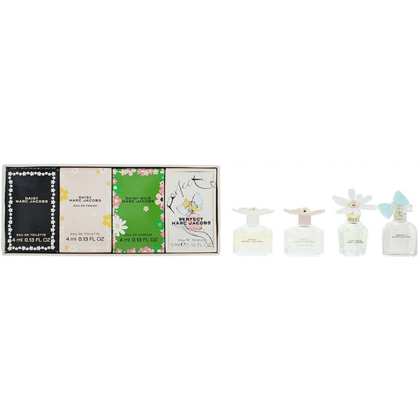 Marc Jacobs 4 Piece Gift Set Daisy Wild 4ml / Perfect 5ml / Daisy Eau So Fresh 4ml / Daisy 4ml