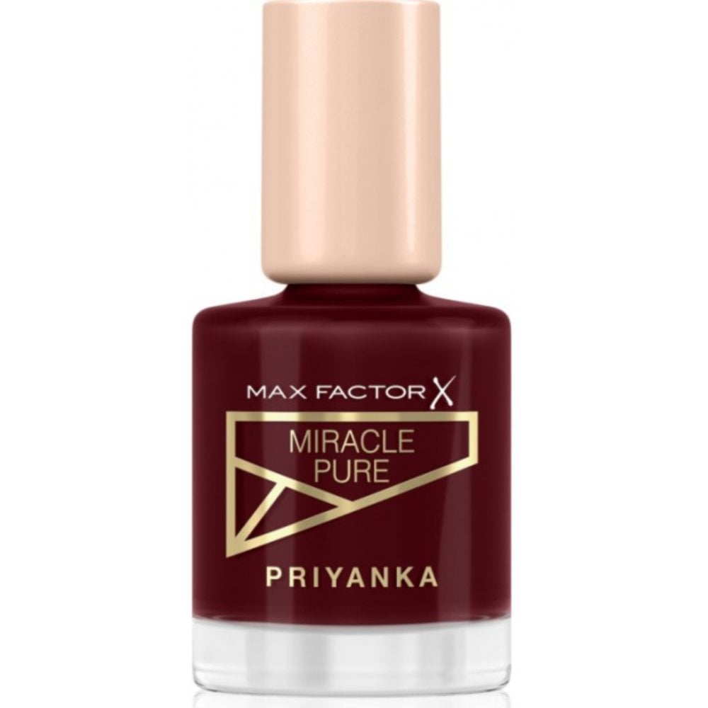 Max Factor Miracle Pure Priyanka Nail Polish 12ml - 380 Bold Rosewood