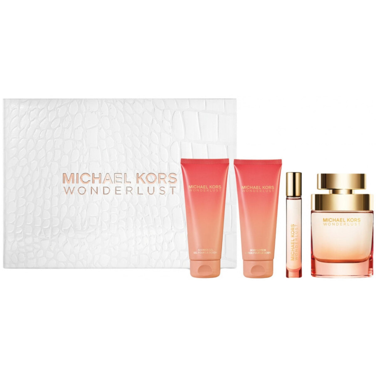 Michael Kors Gorgeous Set EDP 100ml + Body Lotion 100ml + Shower Gel 100ml + EDP 10ml