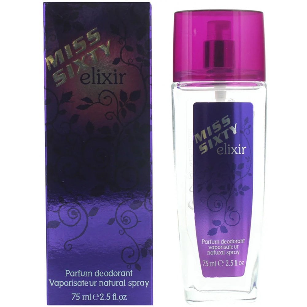Miss Sixty Elixir 75ml Parfum Deodorant Spray