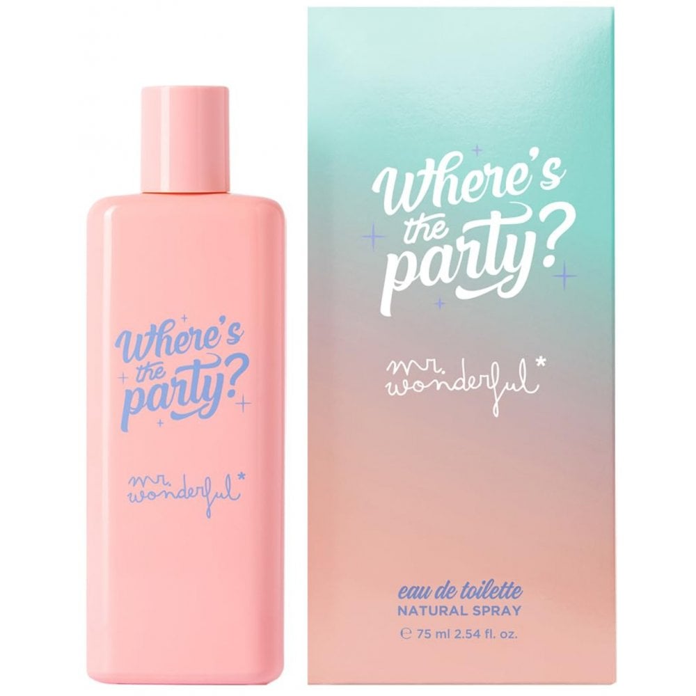 Mr Wonderful Where's The Party? 75ml EDT Spray