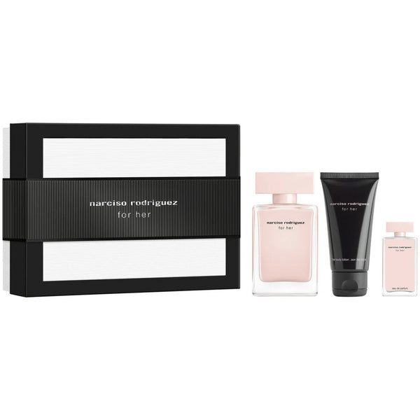 Narciso Rodriguez For Her Gift Set 50ml EDP Spray - EDP 7.5ml - Body Lotion 50ml