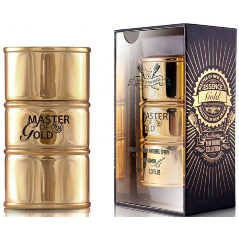 New Brand Master Gold For Women 100ml EDP Spray