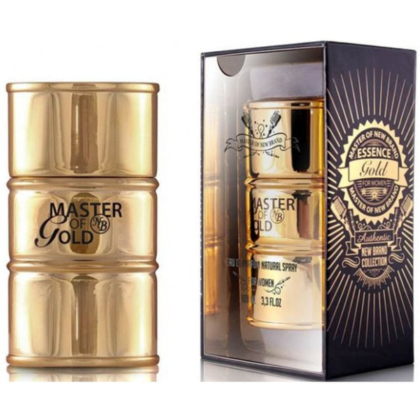 New Brand Master Gold For Women 100ml EDP Spray