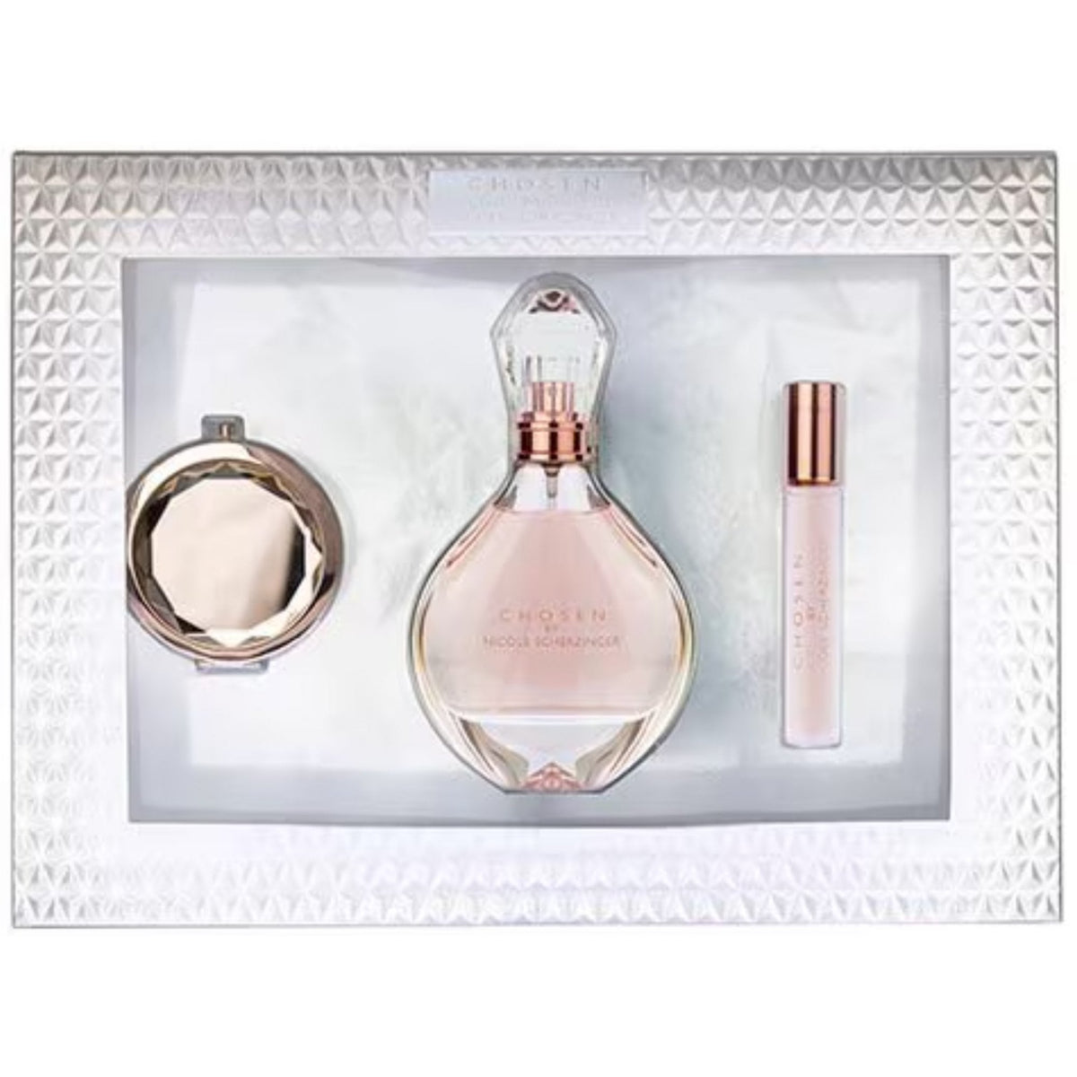 Nicole Scherzinger Chosen Gift Set 100ml EDP Spray - EDP 15ml + Mirror