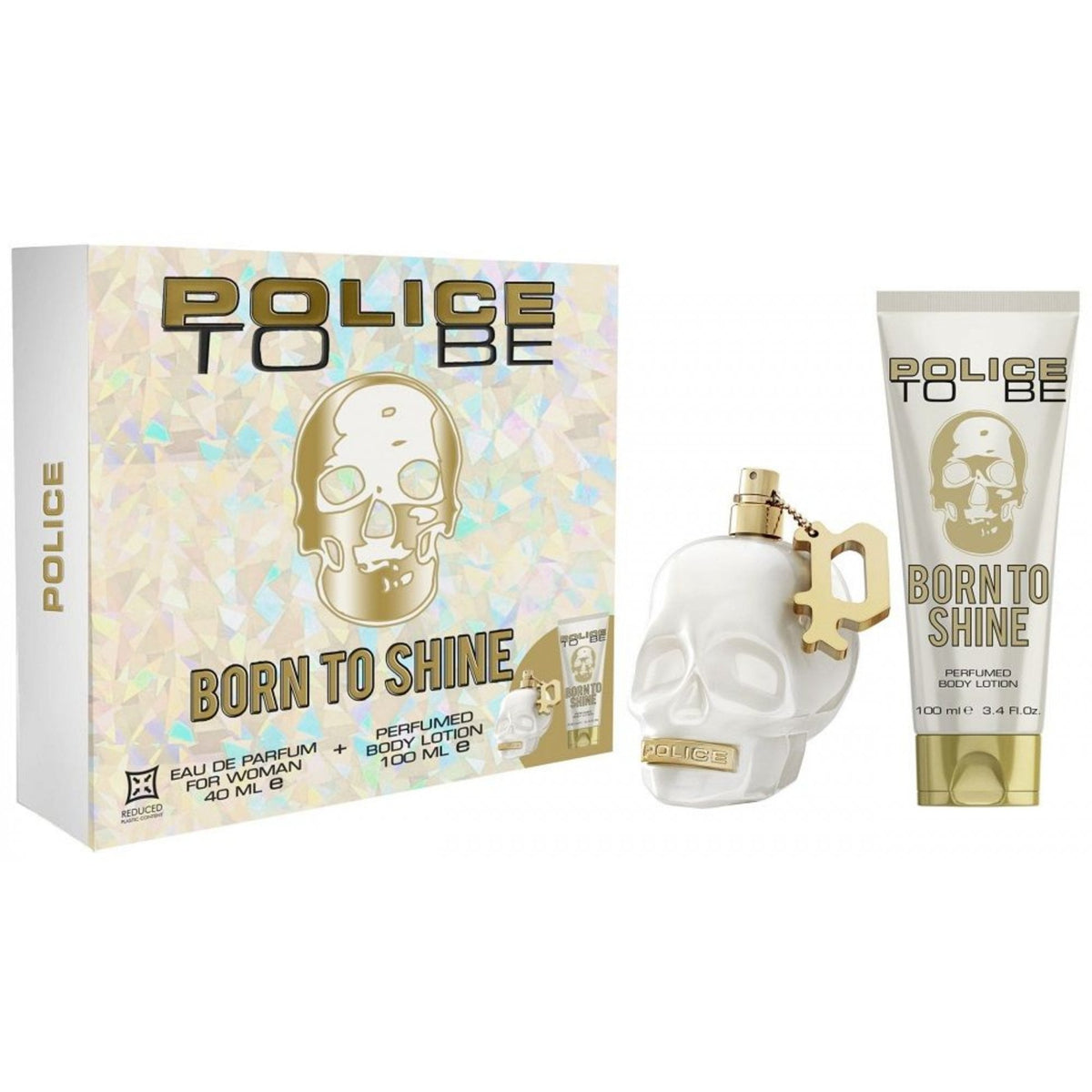 Police To Be Born To Shine Gift Set 40ml EDP Spray - Body Lotion 100ml