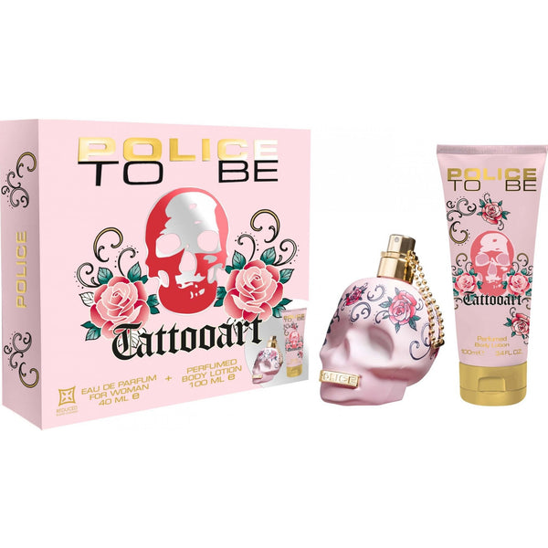 Police To Be Tattoo Art Gift Set 40ml EDP Spray - Body Lotion 100ml