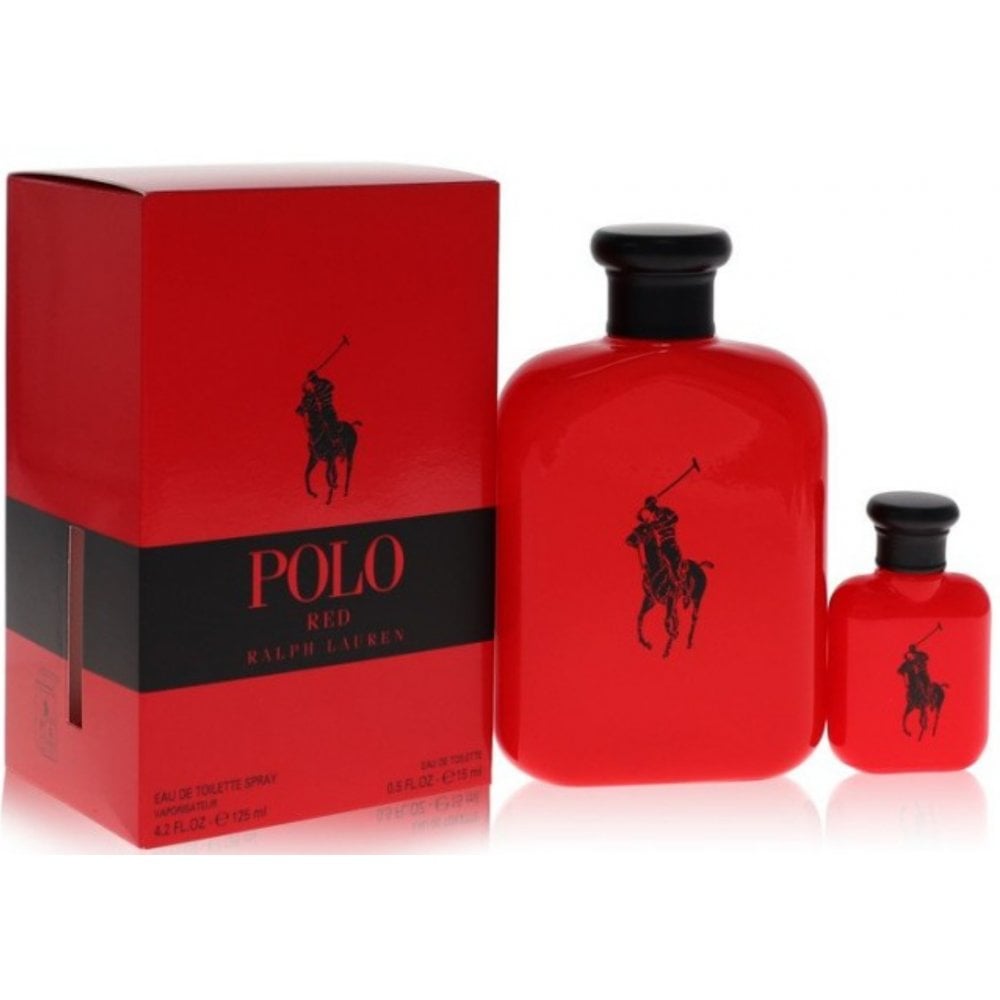 Ralph Lauren Polo Red Gift Set 125ml EDT Spray - EDT 15ml
