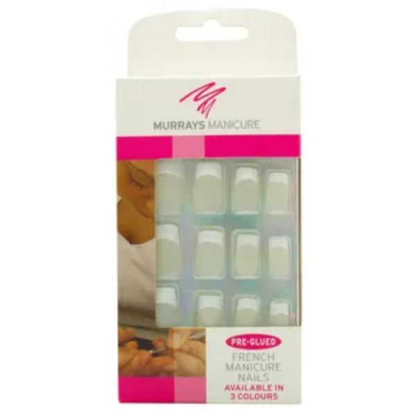 Murrays Manicure French Manicure Nails (24 Nails) Pre - Glued