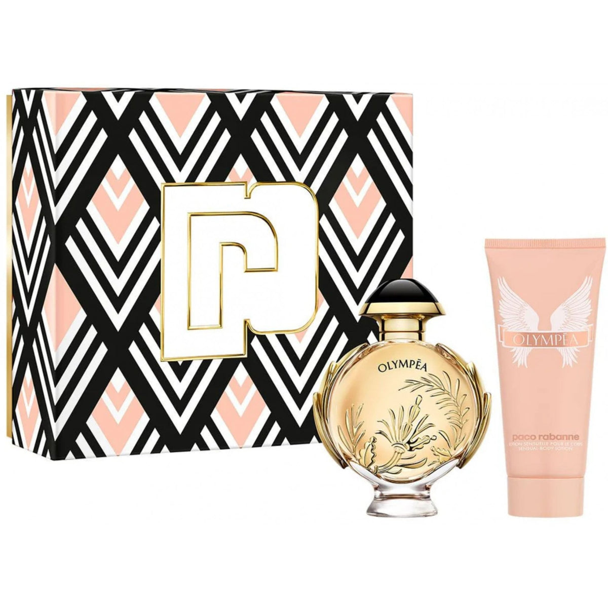 Paco Rabanne Olympea Solar Giftset EDP Intense Spray 80ml + Body Lotion 100ml