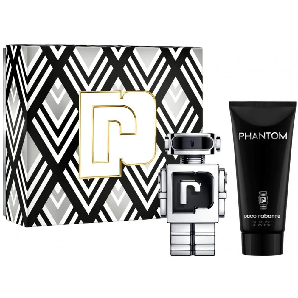 Paco Rabanne Phantom Mens Giftset 50ml EDT Spray + Shower Gel 100ml