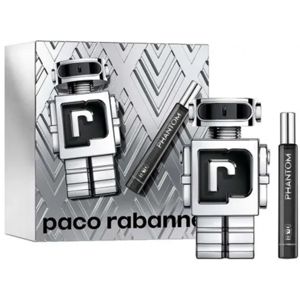 Rabanne Phantom Giftset 100ml EDT Spray + EDT Travel Spray 10ml