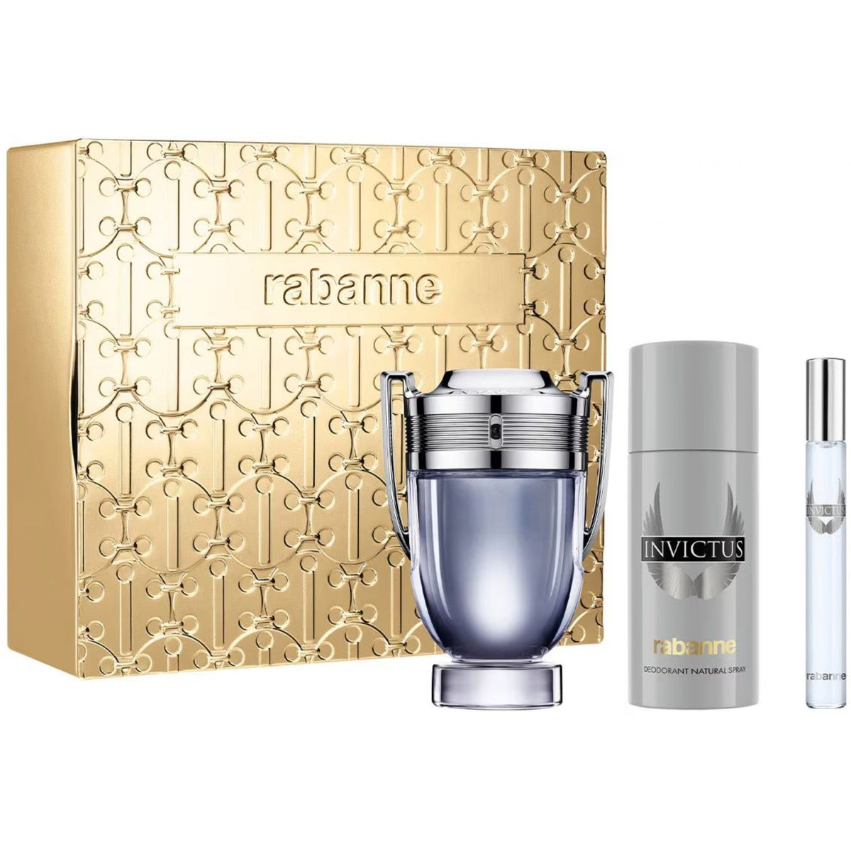 Rabanne Phantom Giftset EDT Spray 50ml + Deodorant Natural Spray 150ml + EDT Travel Spray 10ml