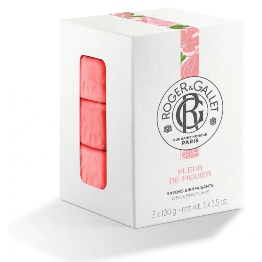 Roger & Gallet Fleur De Figuier 3 x Soap 100g