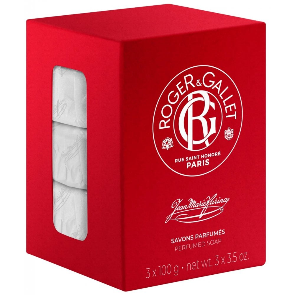 Roger & Gallet Jean Marie Farina 3 x Soap 100g