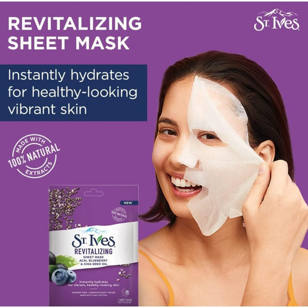 St Ives Sheet Mask Revitalising 23ml