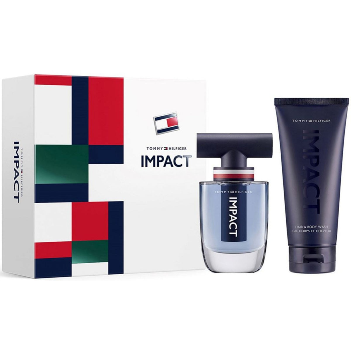 Tommy Hilfiger Impact Gift Set 50ml EDT Spray - Body Wash 100ml