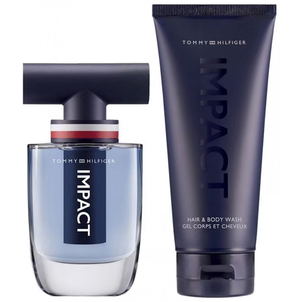 Tommy Hilfiger Impact Gift Set 50ml EDT Spray - Body Wash 100ml